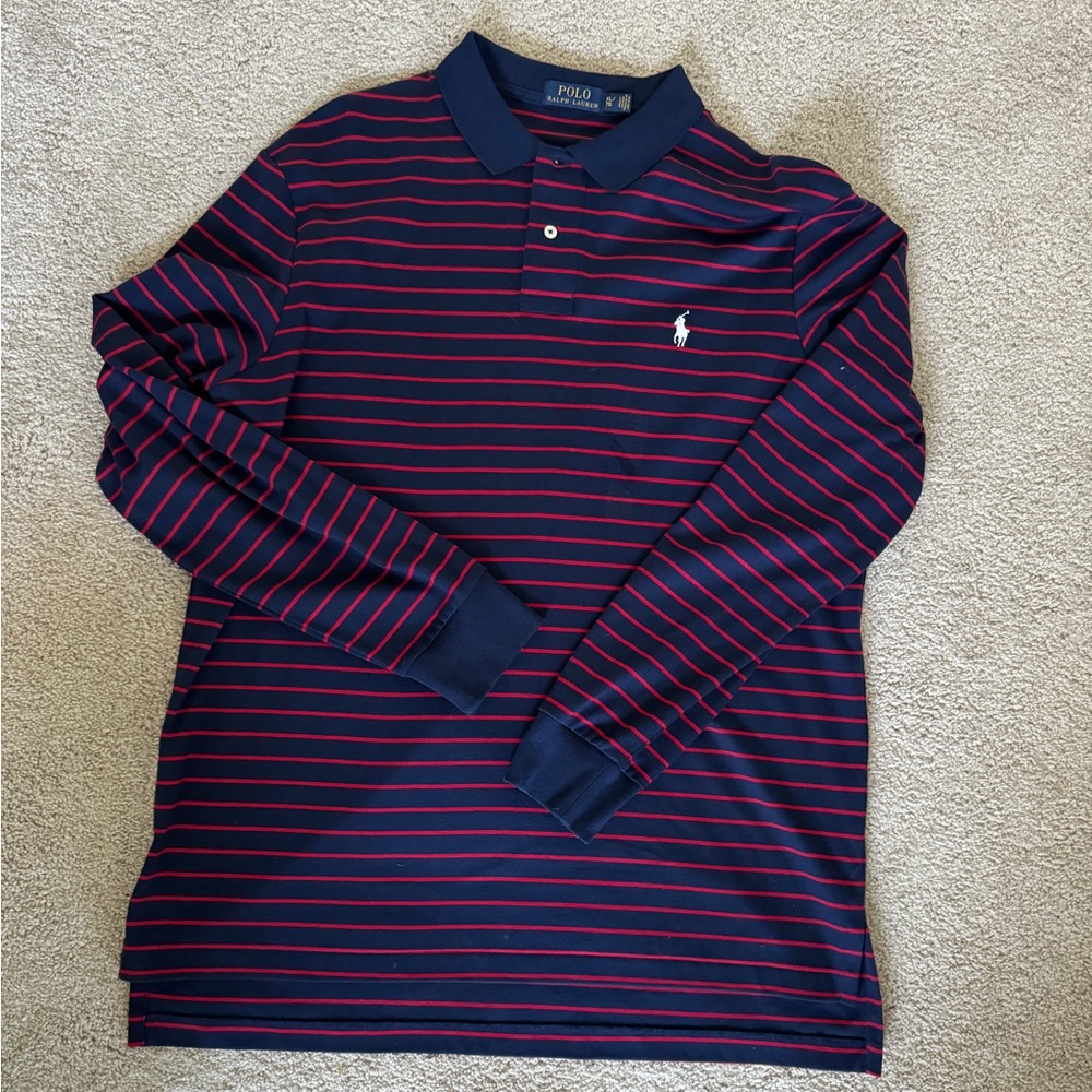 Polo men’s long sleeve striped